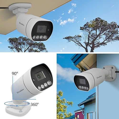 Miniatura 3 de Westshine Cámara de seguridad analógica 4 en 1 (AHDTVICVI960H), lente de 0.110 in de alta definición IR visión nocturna Cámara CCTV gran angular,