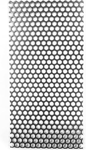 Perforated Metal Sheets,Perforated Stainless Steel Plate,304 Stainless Steel Metal mesh Plate,Metal mesh for DIY Projects,Used for Ventilation, Decoration, Equipment Protection Cover, hole0.32in