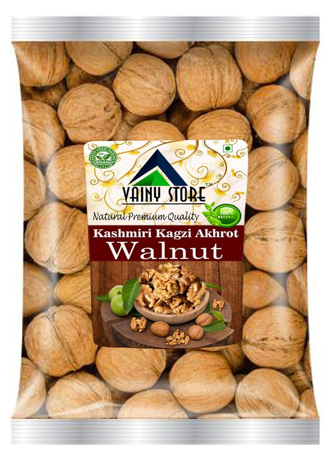 VAINY STORE 100% Natural Premium Kashmiri Kagzi Walnut in Shell (Sabut Akhrot) 1 kg (B0CPLGRXW2) Amazon Price History, Amazon Price Tracker
