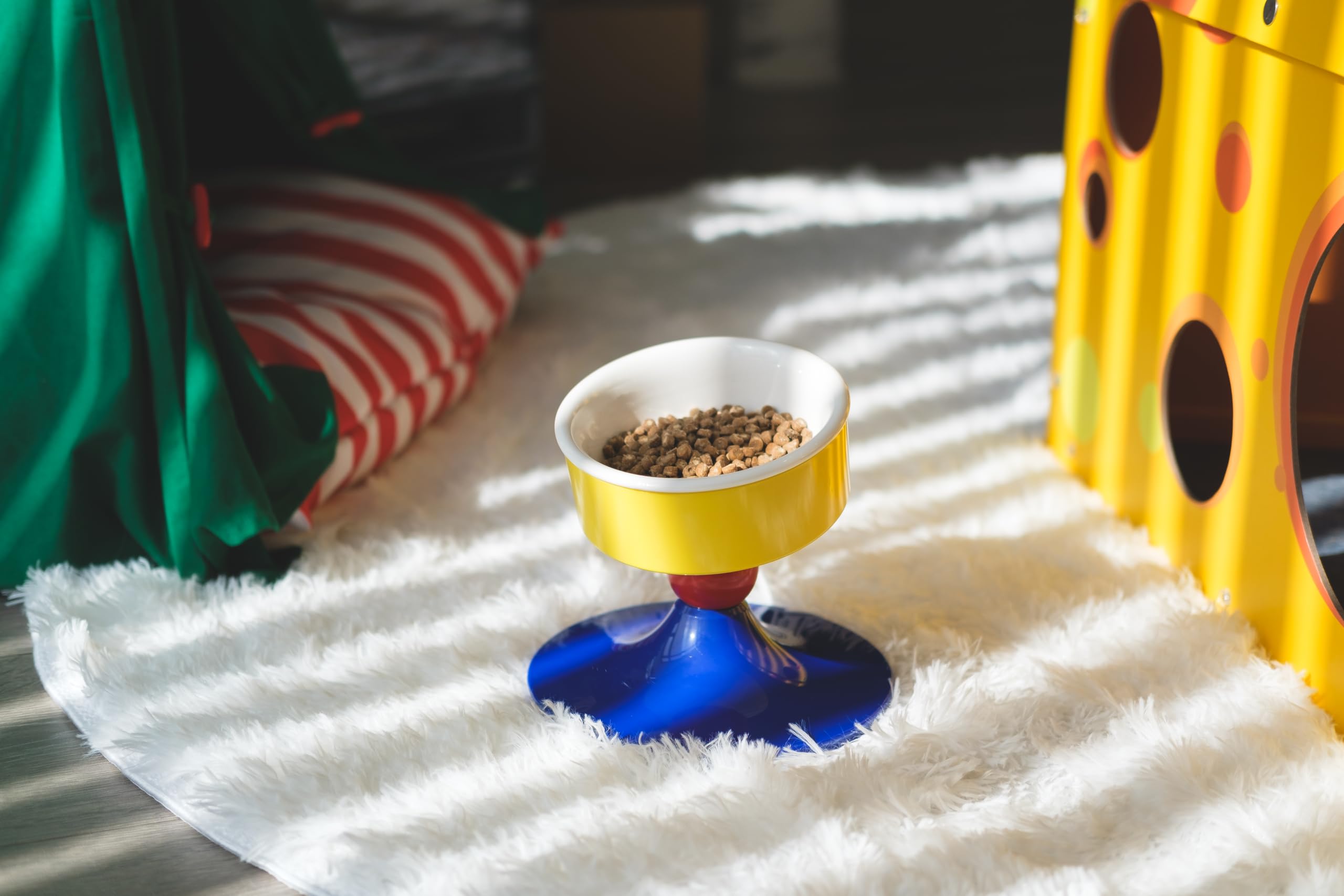 Amazon | Palup 猫 犬用 食器 ペット食器台 猫 犬用 フードボウル 水