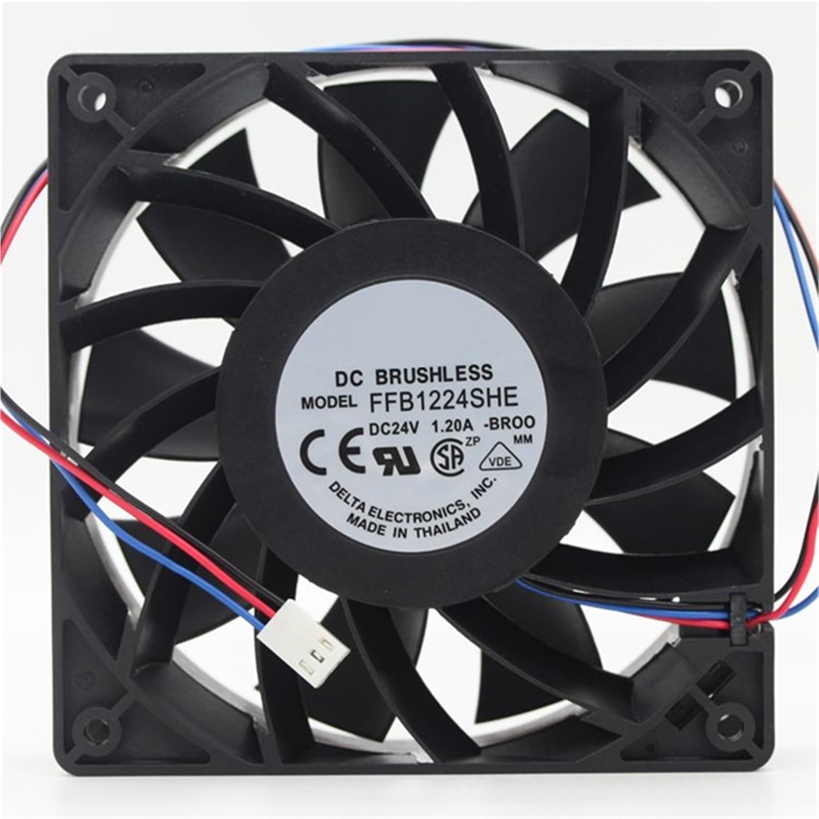 Do FFB1224SHE 24V 1,2A 3600RPM 12cm 12038 120x120x38mm wentylator falownika
