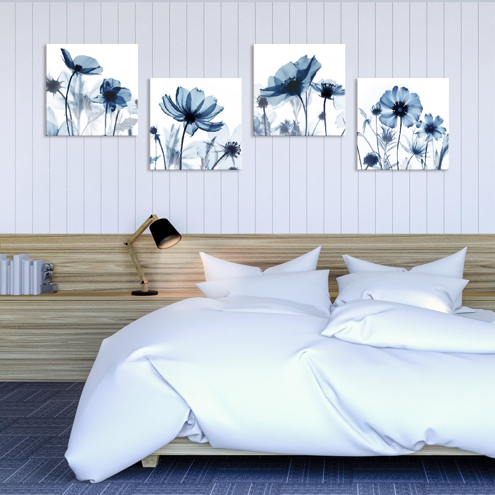 ・Juliane Marie・Blue flower・額装３４cm×２８cm・ Juliane Marie・Blue flower・額装34cm×28cm・ Juliane Marie