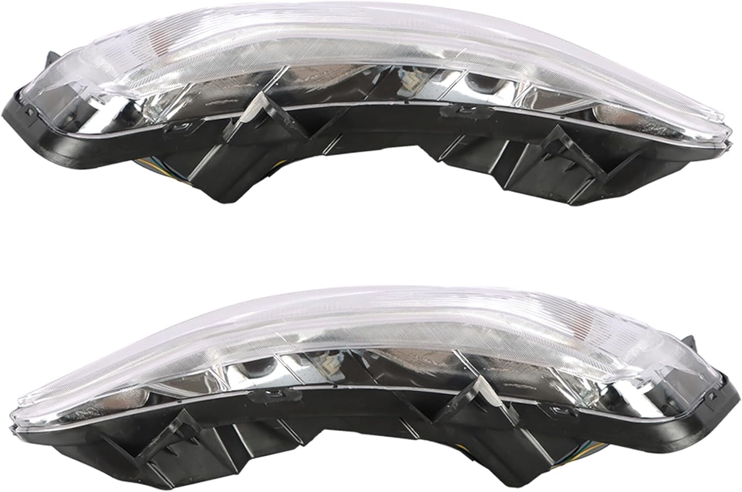 munirater 2-Pack Bumper Turn Signal Lights w/DRL Fog Lamps Assembly Left + Right Replacement for Malibu 2019-2022 84575553 84575552 GM2562117 GM2563117