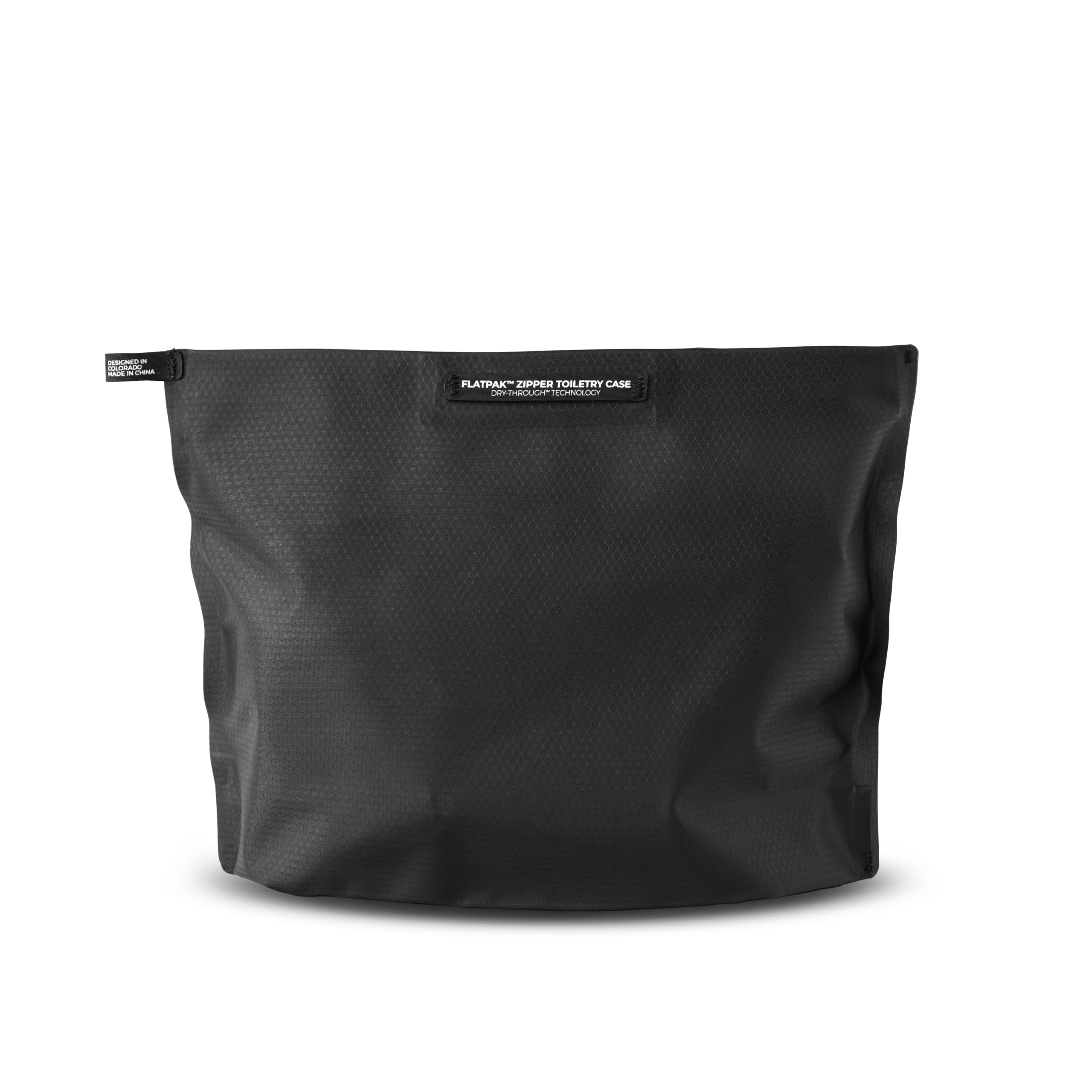 Matador - FlatPak Zipper Toiletry Case - Charcoal | TSA-Approved, Leakproof & Space-Saving | Ideal for Travel, Gym & Camping Essentials