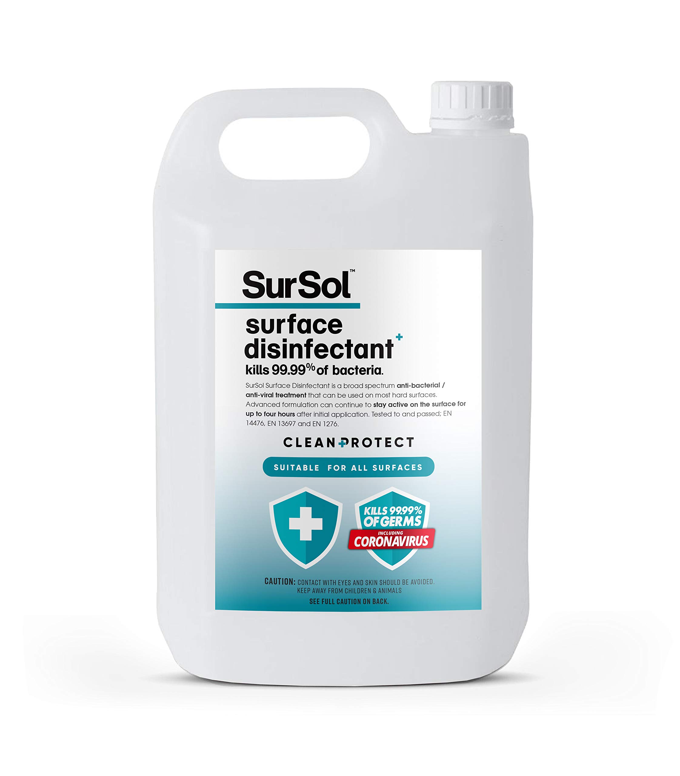 SurSol Surface Disinfectant, 5 Litre,clear