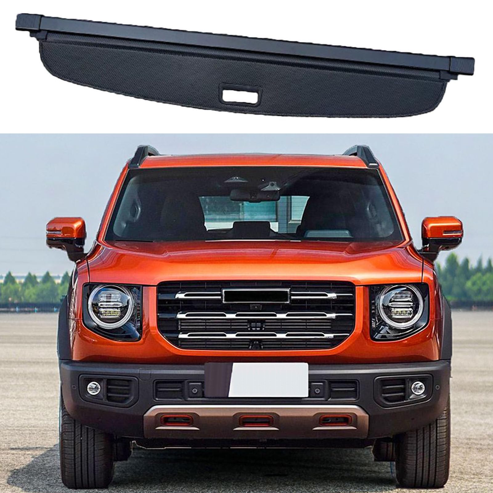 SXLGDW Car Retractable Rear Trunk Parcel Shelf,Compatible with Haval Dargo MK1,Car parts