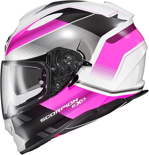 Miniatura 1 de ScorpionEXO Ryzer - Casco integral para motocicleta con visera compatible con Pinlock, bolsillos integrados para altavoces, aprobado por DOT y ECE,