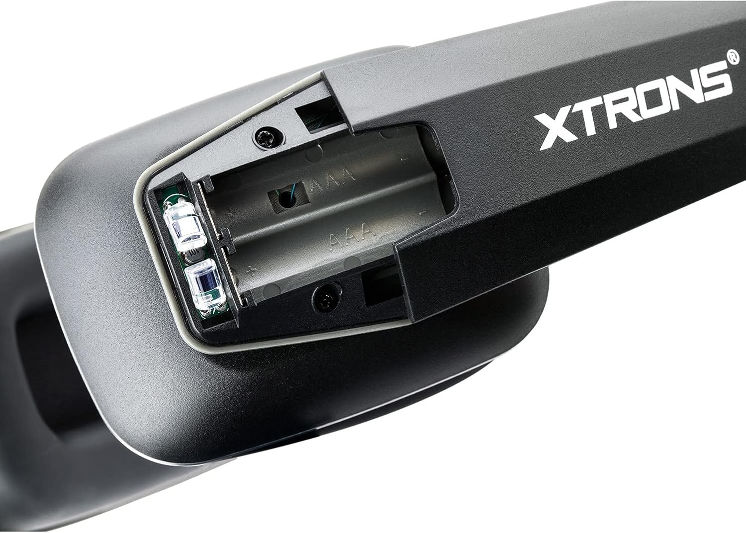 Close-up of XTRONS DWH005 battery compartment