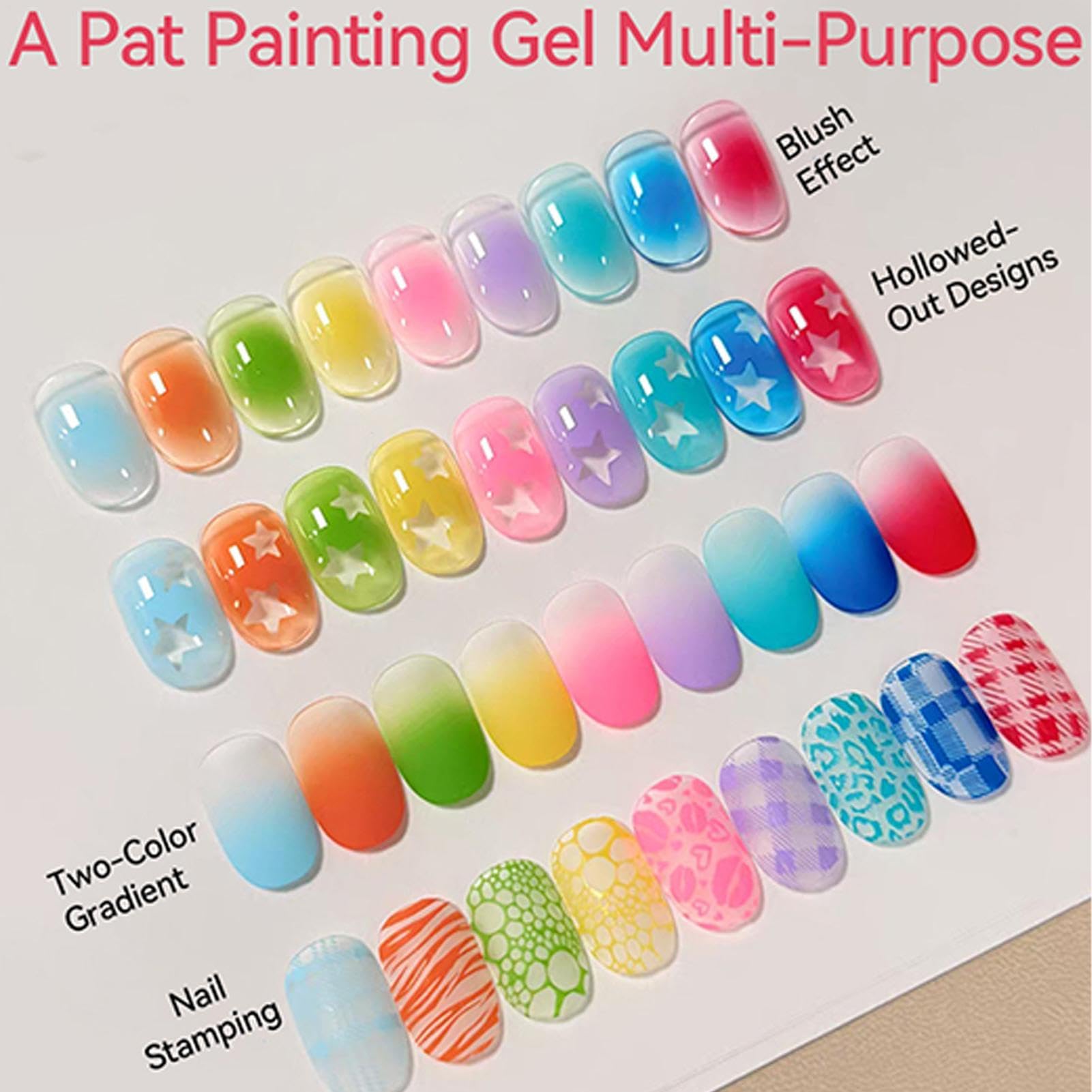 Smalto Gel 16 Colori per Manicure Gel