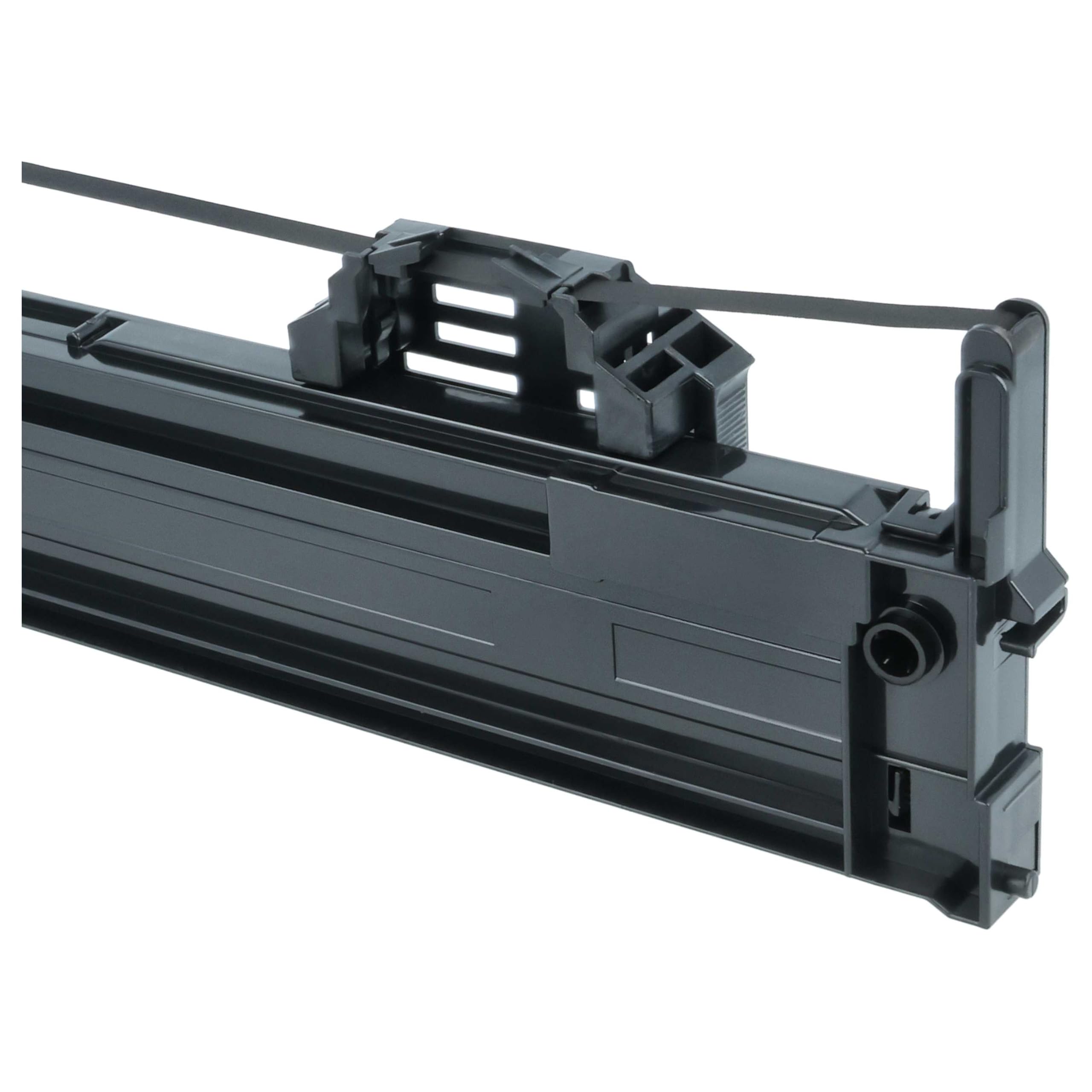 vhbw 5x Farbband Schriftband kompatibel mit Epson PLQ 20 | PLQ20, PLQ 20 D, PLQ 20 CS, PLQ 20 DM Nadeldrucker, Bondrucker - Schwarz