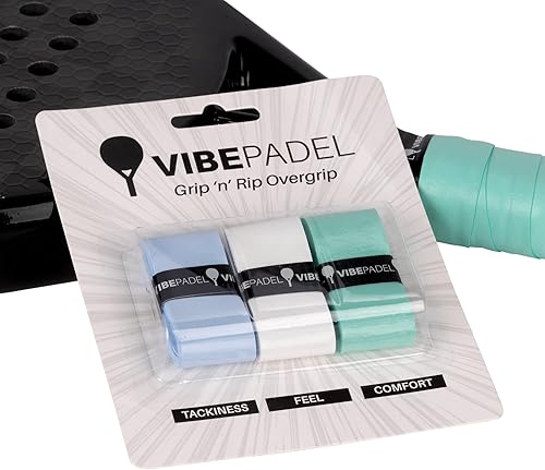 Miniatura 8 de | Agarre de pádel para una sensación pegajosa | Grip 'n' Rip Padel Overgrip | Cinta de agarre para raqueta de pádel | Cinta de agarre para raqueta
