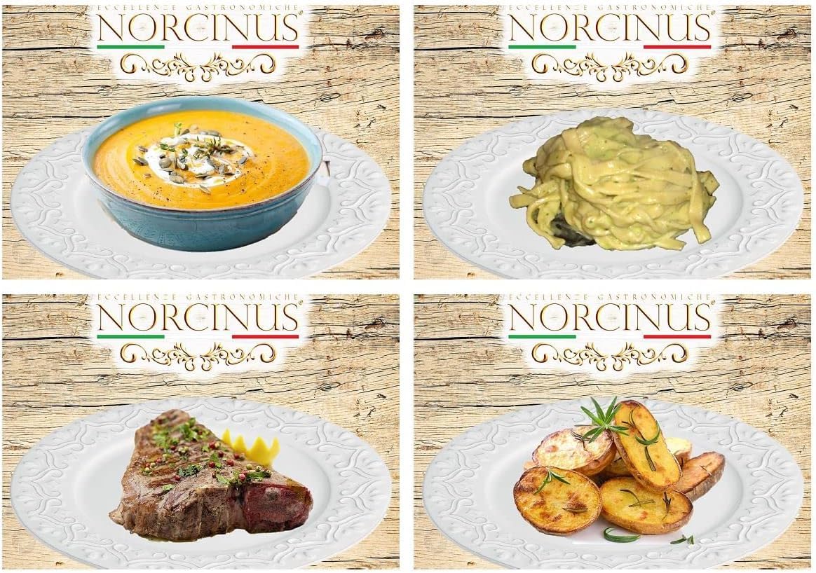 Norcinus Huile d'Olive Vierge Extra à la Truffe Blanche (Lot de 2 x 250ml) – Coffret Gourmet Italien pour Pâtes, Risotto et Viandes (500ml)