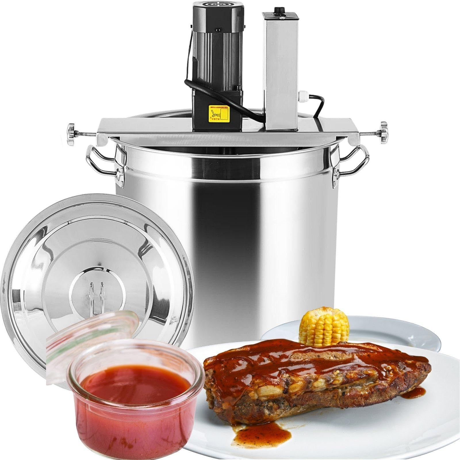 Automatic Pot Stirrer Stainless Steel Sauce Mixer for Factory 80L