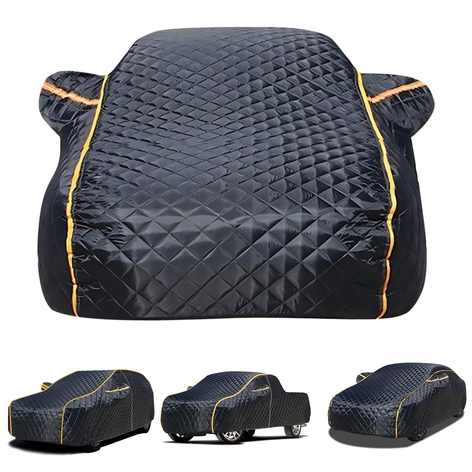 Bache Voiture Exterieur Anti Grele pour Cupra Terramar SUV 2024-2026,Housse De Protection Imperméable Housse Voiture Exterieur Anti Grêle Neige Pluie pour Tous Temps,Toutes Saisons he45