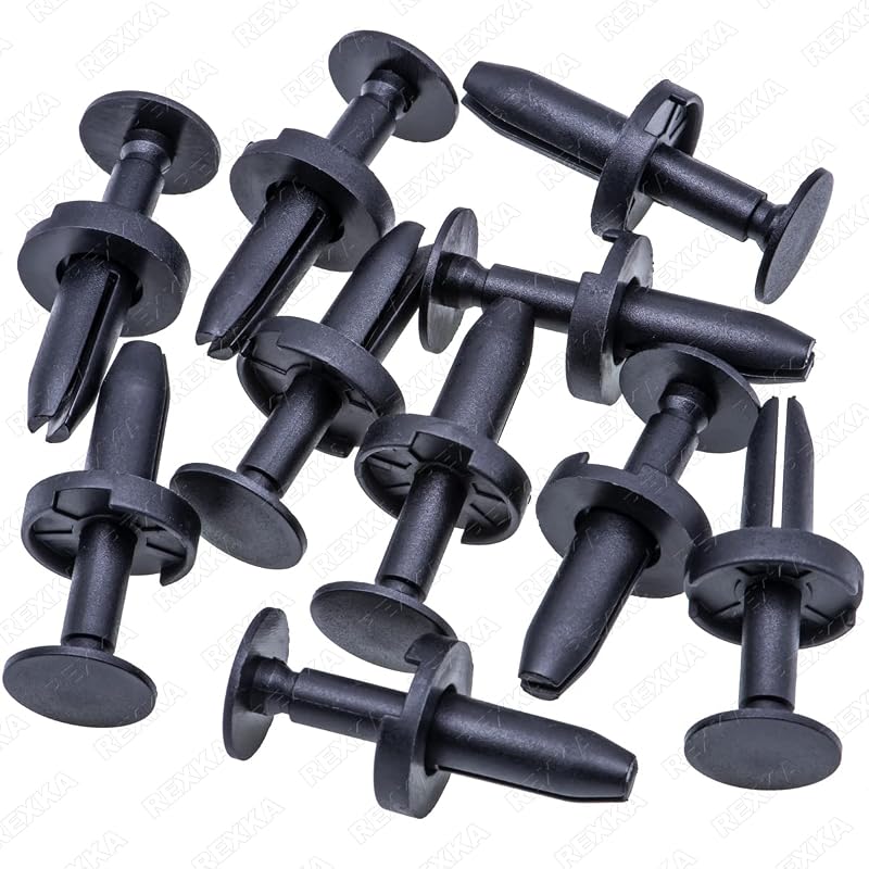 Presilhas de pressão Rexka para para-choque traseiro e para-lama 5160260-AA – 10 unidades