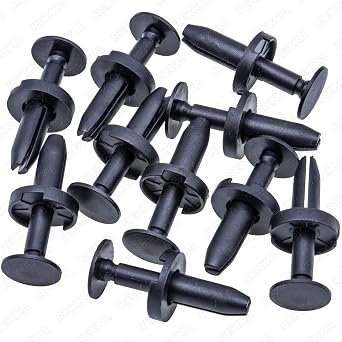 Rexka 10 pcs Rear Bumper and Fender Push Pins Retainer for 5160260-AA Jeep Patriot Compass Chrysler 200 300 Pacifica Dodge Caliber Challenger Charger Dart 5160260AA