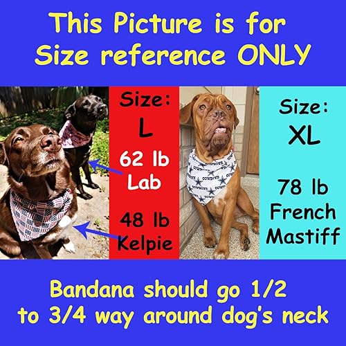 Miniatura 9 de Christmas Pet No-Tie Dog Bandana Slip On Over the Collar