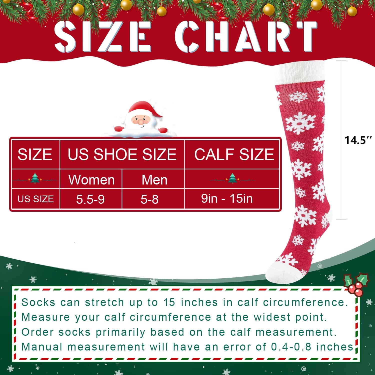 Junely Compression Socks for Women Knee High Stockings for Running Athletic Nurses Work Support Travel Flight Sports Gifts - Image 5