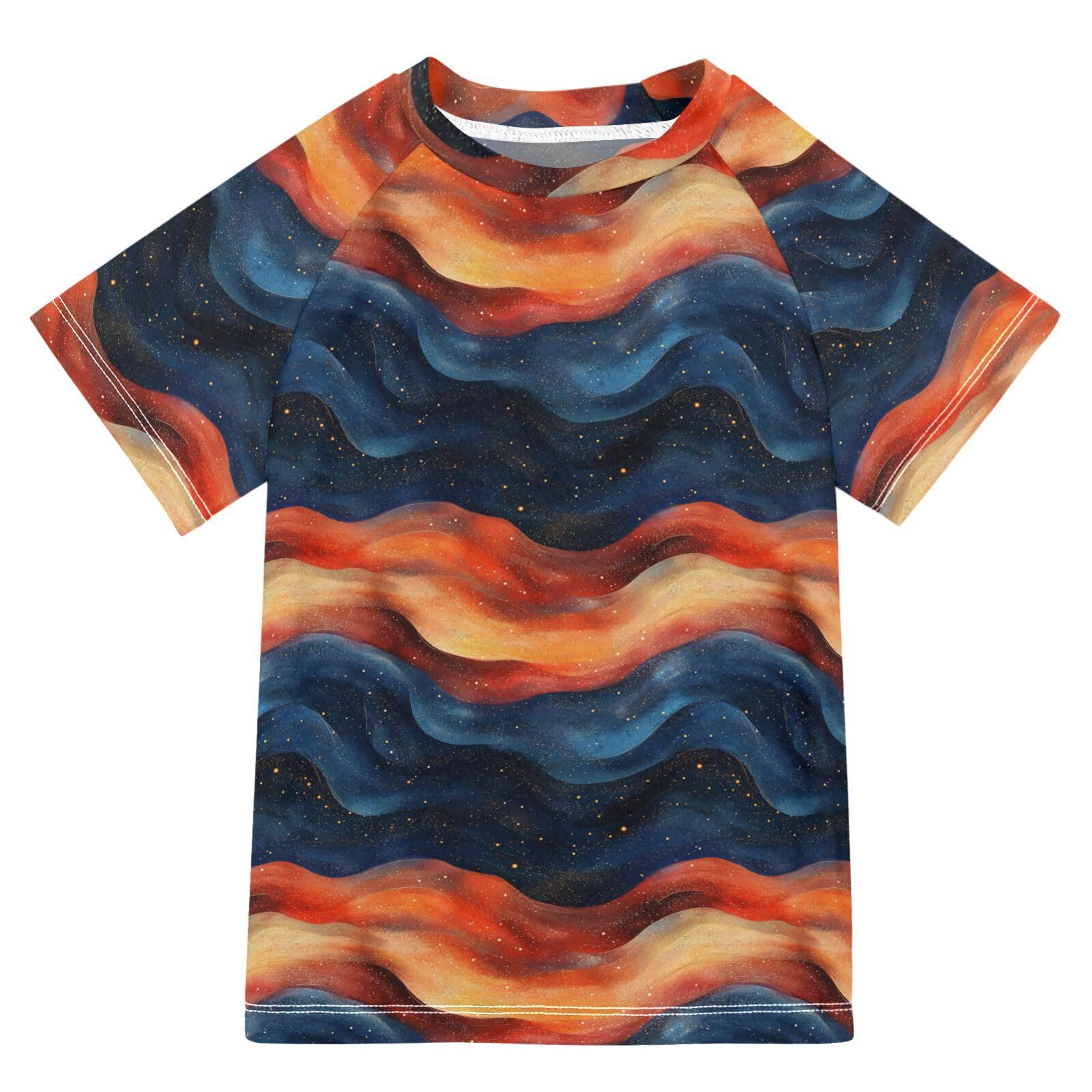 Matching Bathing Suits for Kids Short Sleeve Girls Swimsuit Rashguard 3T Black Royal Blue Red