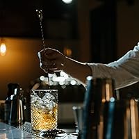 Vista 4 de 2 paquetes de cucharas de mezcla de barra de 12 pulgadas, cuchara de vidrio para mezclar cócteles, cuchara de mango largo, mezclador de bebidas