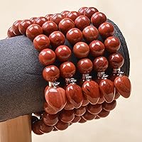 Vista 316 de MASSIVE BEADS Pulsera elástica de yoga hecha a mano con piedra natural, cristal curativo, energía, regalos para adultos unisex de 0.157 in, 0.236