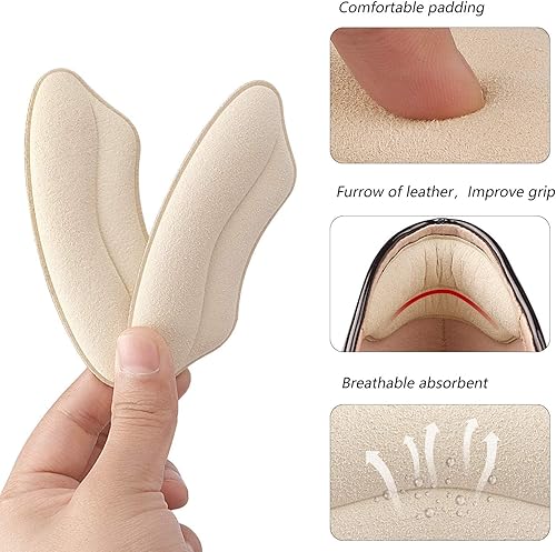 Miniatura 3 de Almohadillas de talón de alta calidad para hombres y mujeres, protectores de talón para evitar que el zapato demasiado grande se resbale, ampollas,