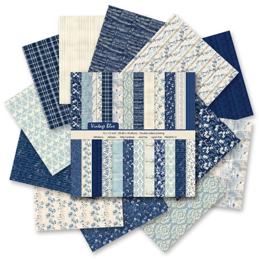 Amazon.com: 12x12 Scrapbook Paper, 24 Sheets/24 Designs