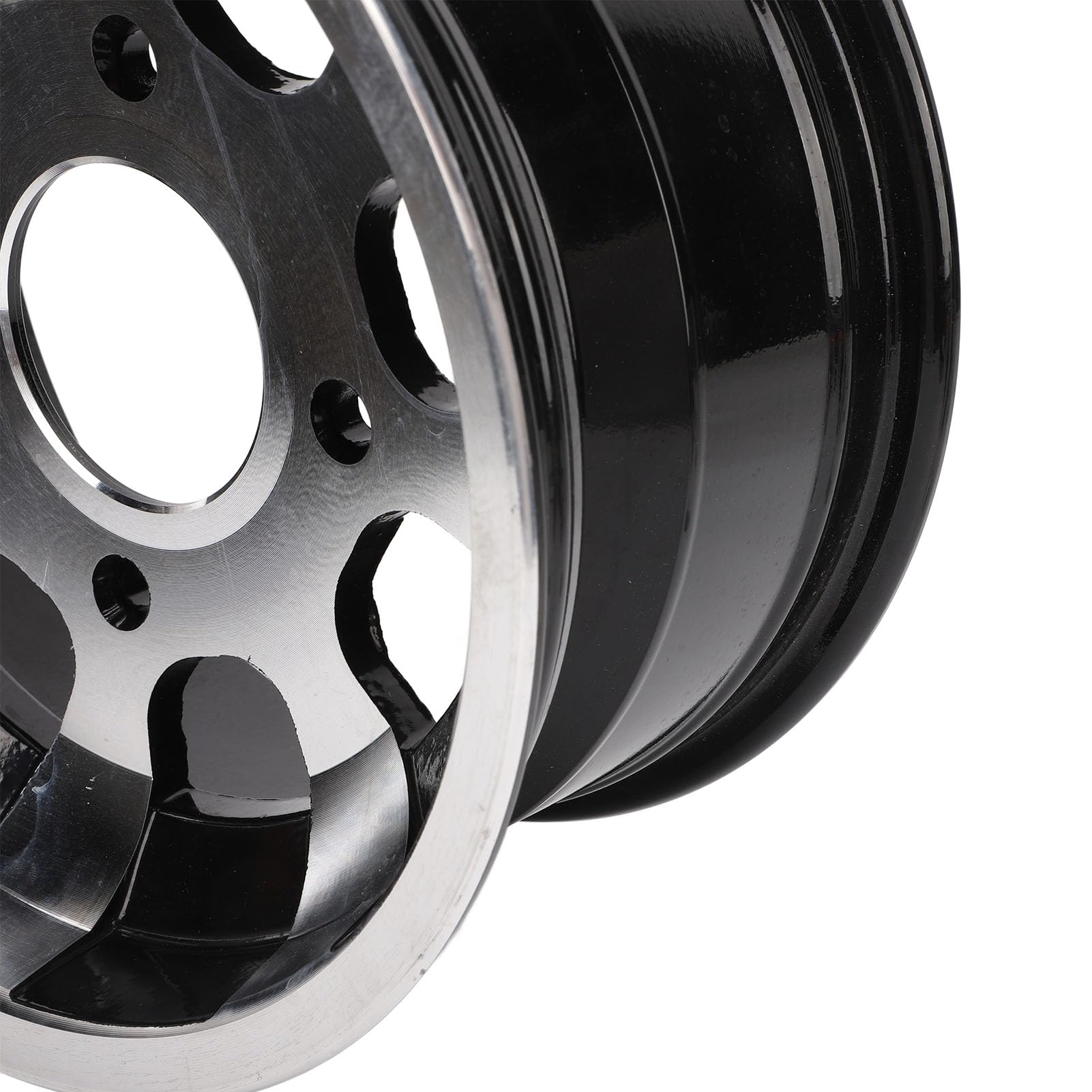 Cerchi da 10 Pollici Ruota in Lega di Alluminio da 10 Pollici per ATV, Go Kart, Carrello da - Design Elegante, Prestazioni Migliorate - Larghezza 145 Mm / 5,7 (Larghezza anteriore 140