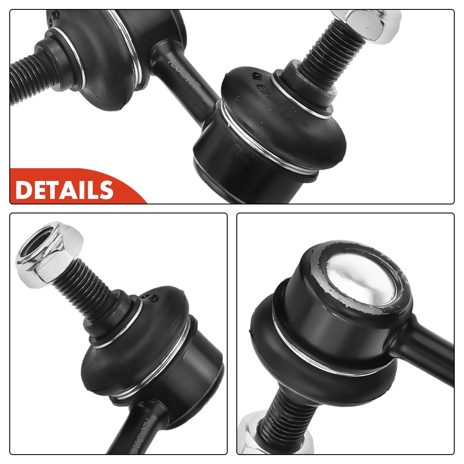 Frankberg 2 biellette stabilizzatrici anteriori sinistra destra | 51321S5A003, Compatibile con: Civic VII Hatchback EP EU EV, Streaming RN, FR-V BE, Civic VII Berlina ES ET, CR-V II RD