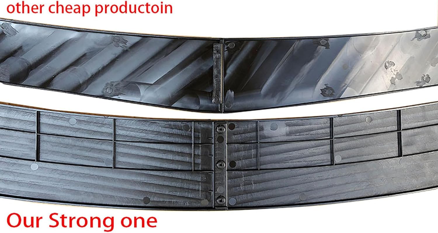 Universal Round Front Bumper Lip Body Kit Spoiler for Honda Civi BMW Audi Benz Mazda Strut Rod Tie Support Bars 8"-11"