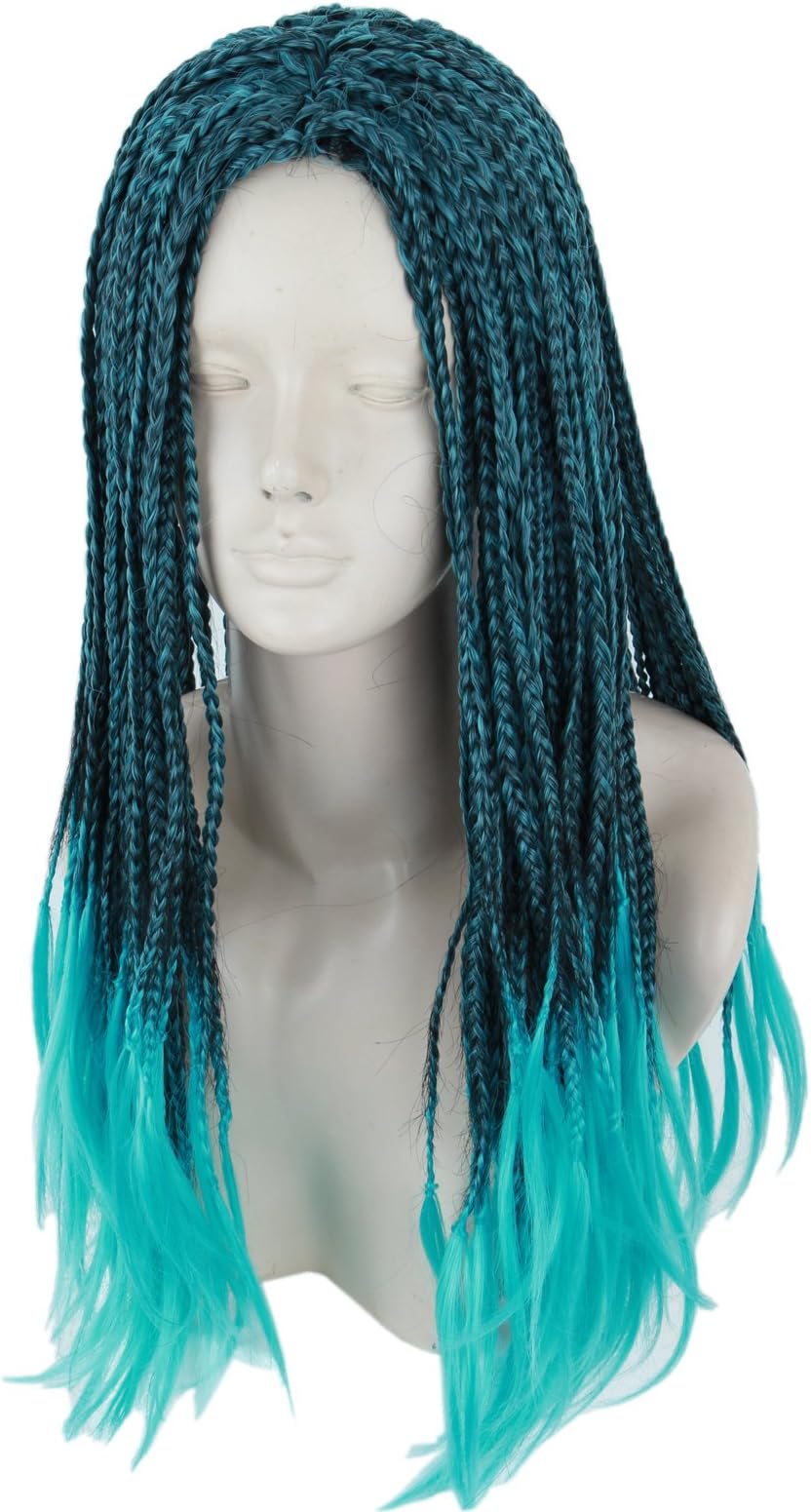 Child Wig Anime Cosplay Wig Halloween Costume Braids Wigs