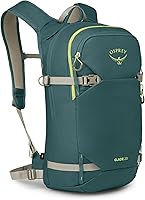 Vista 22 de Osprey Glade - Mochila de hidratación para esquí y snowboard - Invierno para clima frío - Depósito de agua de 2.5 L y arnés aislado Azul