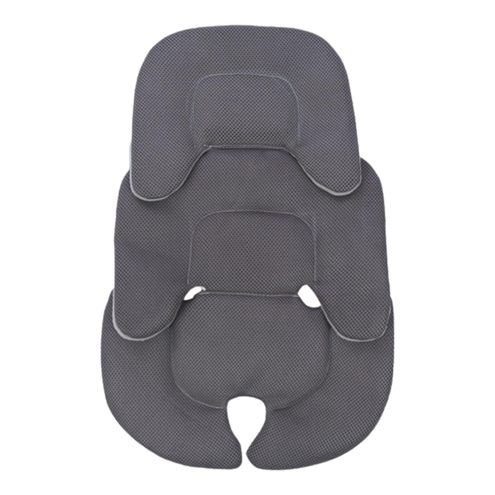 Baby Stroller Cushion Breathable Car Seat Insert for Buggy Pushchair Pram Grey-image-48