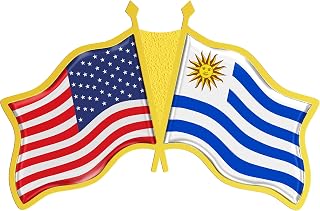 USA and International Crossed Flag Lapel Pin | World Traveler National Friendship Souvenir Gifts for Men & Women | American & All Countries Double Flag Patriotic Pins for Hat, Tie, and Backpack