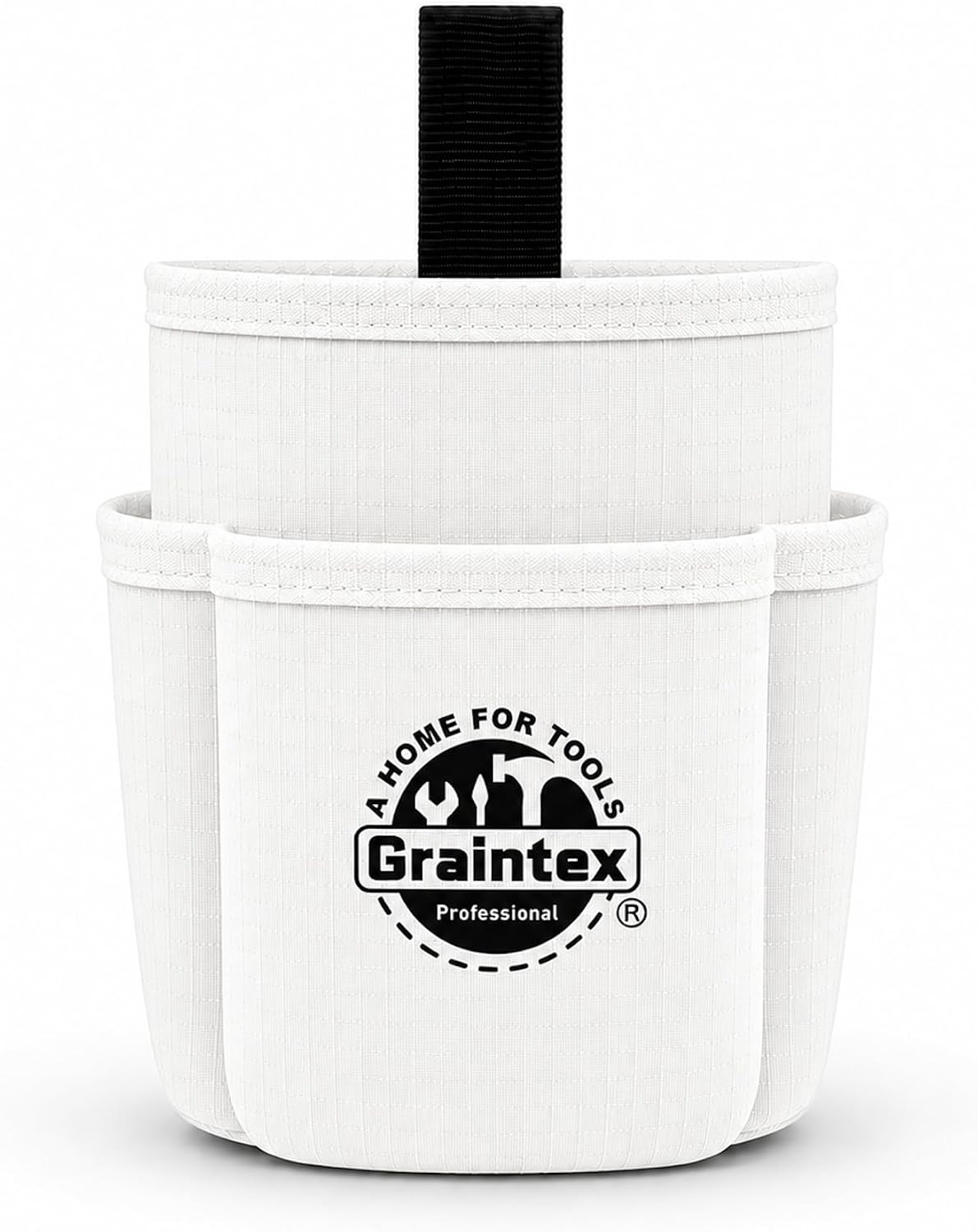 Graintex Multipurpose Clip-on Canvas Tool Pouch, 7.5 x 5 Inch, Ripstop Material, 5 Pockets, Utility Belt Bag for Carpenter, Contractor, DIY