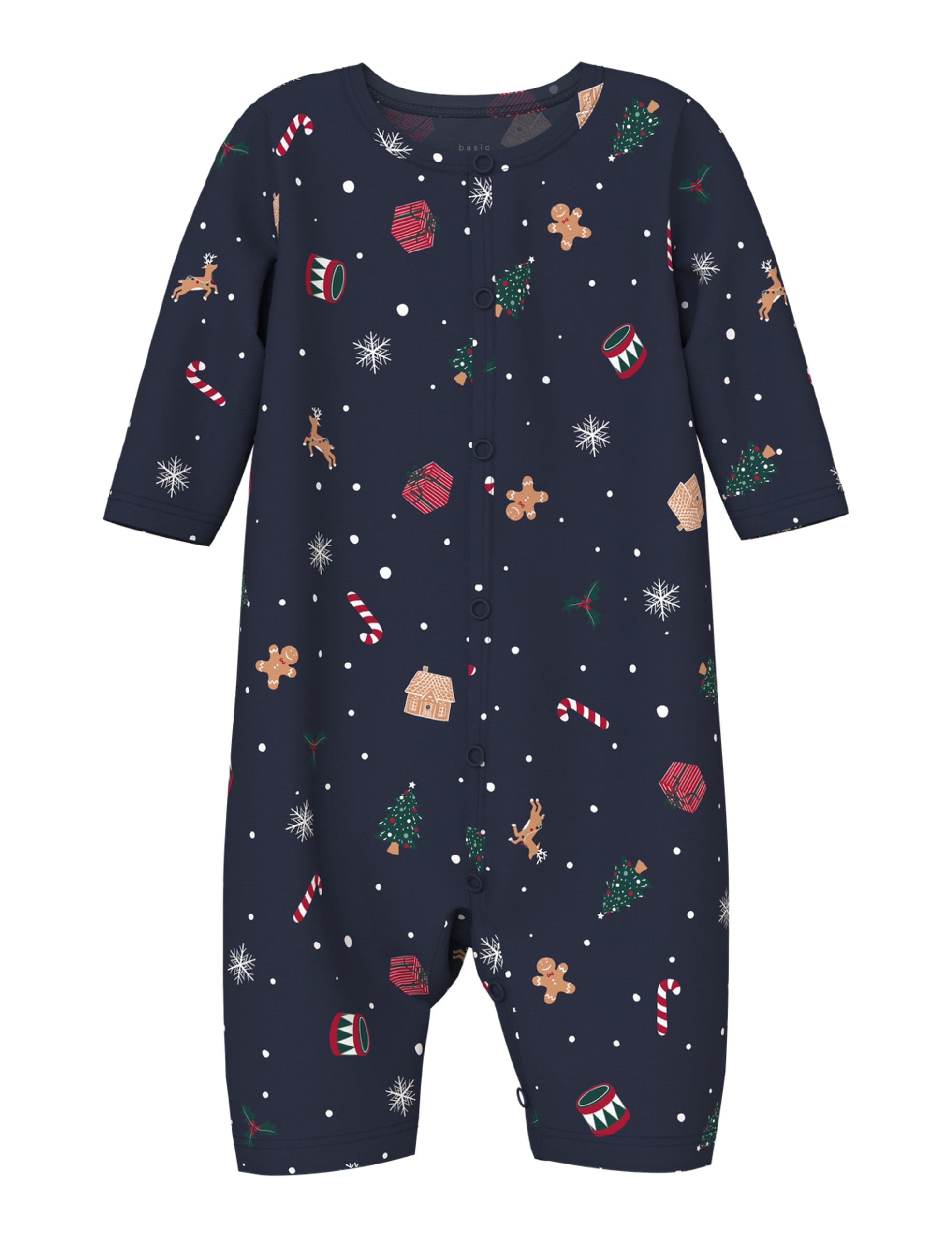 Name IT Unisex Nbnvismas Ls Nightsuit Nbnvismas Ls Nightsuit (1er Pack)