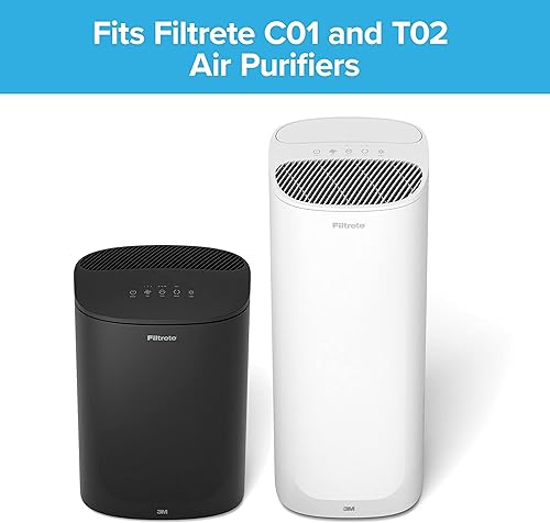 Miniatura 6 de Filtrete Filtro purificador de aire F1, True HEPA Premium Allergen, Bacterias & Virus, 12 pulg. x 6.75 in., paquete de 4, funciona con dispositivos