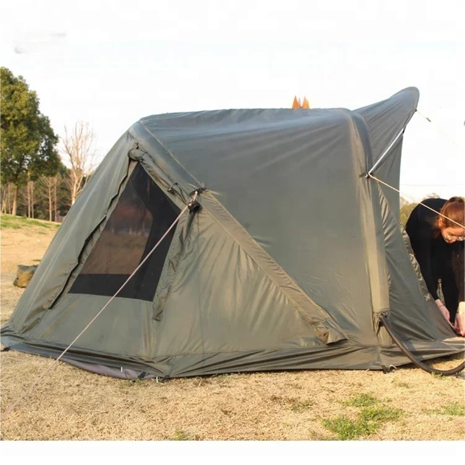Tente De Camping Abri de pêche sur Glace avec auvent, Bivouac extérieur for la à Carpe