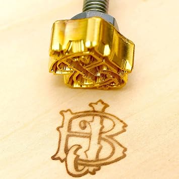 Branding Iron for Wood,Custom Paper Branding Iron Stamp,BBQ Heat Stamp Including The Handle, Woodworking Design Kitchen, Wedding Anniversary 1"x1"
