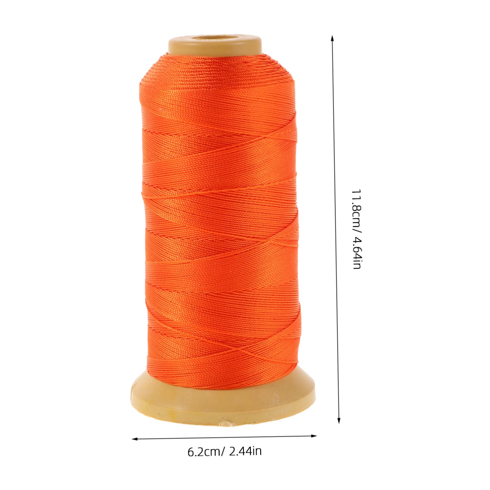 BESPORTBLE Filo in Poliestere Arancione Per Fagotto Filo Decorativo Per Ancia Resistente Cordino Artigianale Per Strumenti a Fiato Accessorio Musicale Per Concerti e Pratica