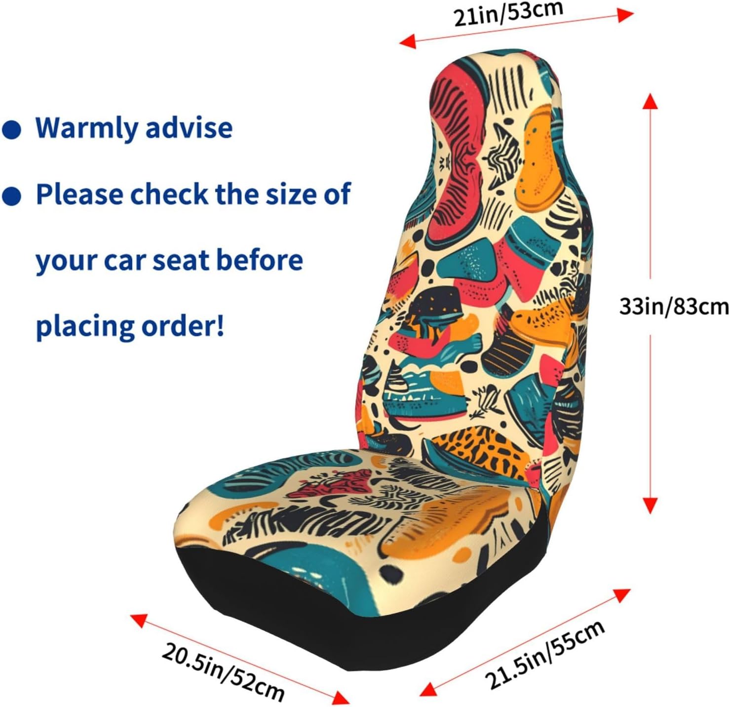 Universal Cross Printed car seat Covers are Suitable for Most Seats in Trucks, Vans, and Other Similar Vehicles.