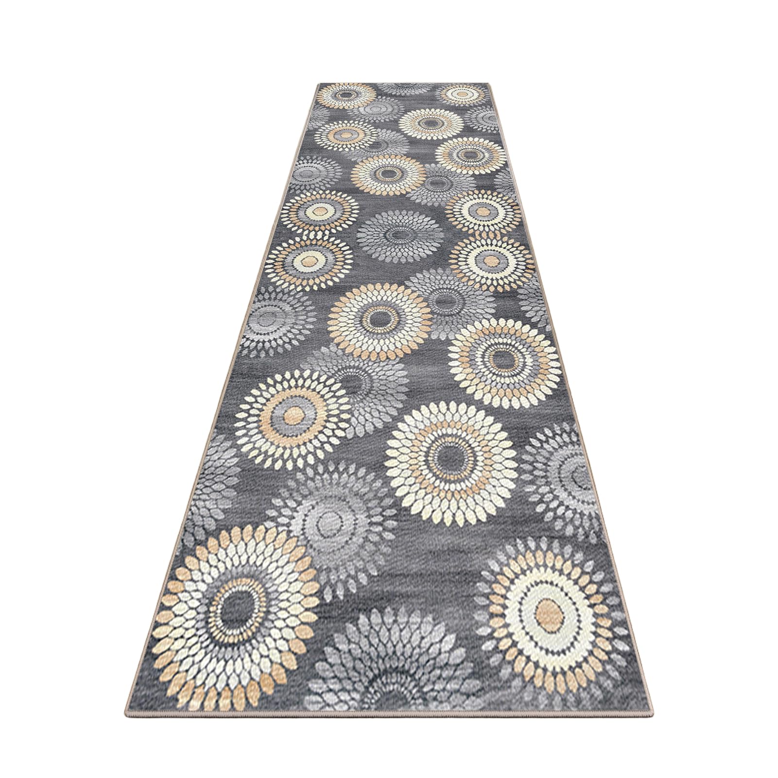 Yueaenk C-791 Extra Long Hallway Runners 70 X 450 Cm Runner Rug For Entryway Long Hallway Runner Kitchen Rugs Non Slip For Hallways Bedroom Laundry Room Kitchen Room