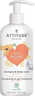 ATTITUDE Kids Shampoo and Body Wash, 16 Ounce (16612)