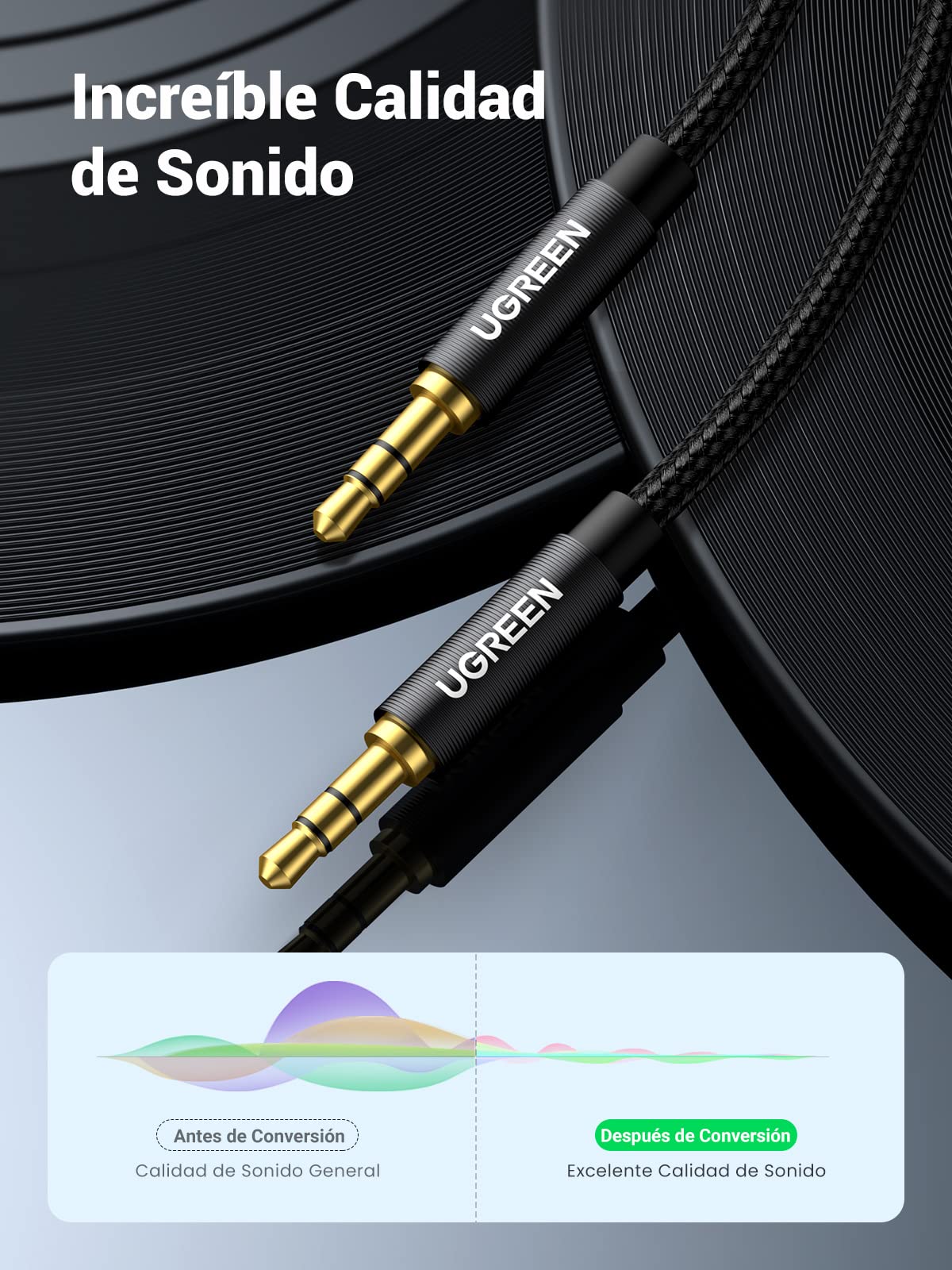 Cable Auxiliar Como Se Usa Una Alexa WiiM Mini Audioconcept