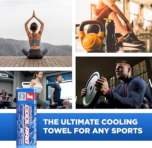 Miniatura 4 de COOL RAG - Toalla de refrigeración extrema para aliviar el calor, toalla de refrigeración de PVA para entrenamiento, gimnasio, correr y para otros
