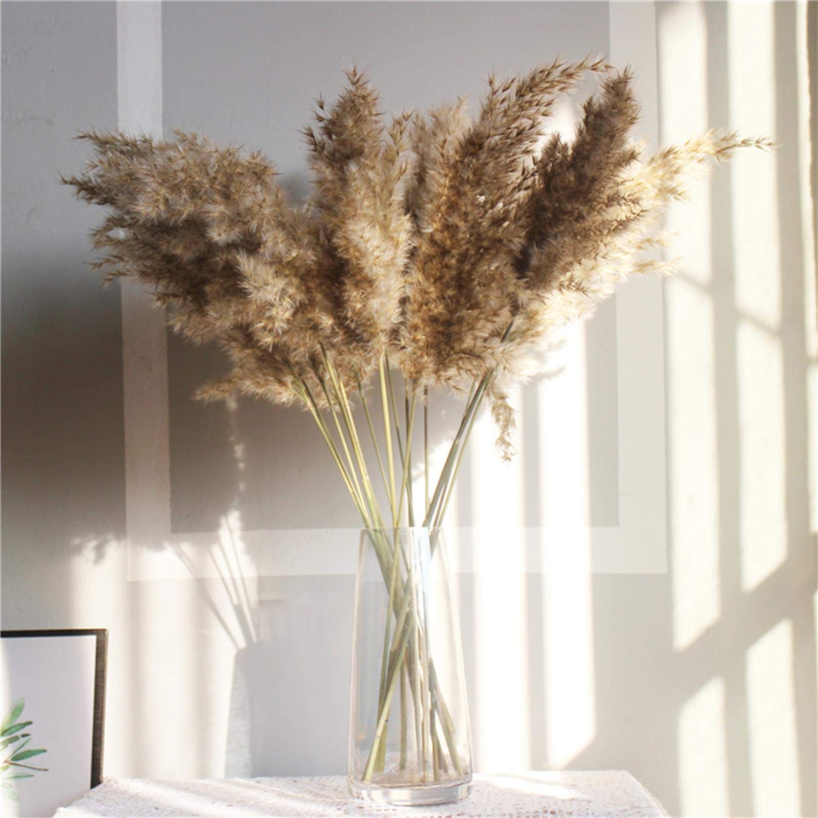 Atmosphera Mazzo Di Erba Artificiale H79 Cm – Pianta Decorativa Realistica Con Base In Cemento E Laccio Di Iuta - 2
