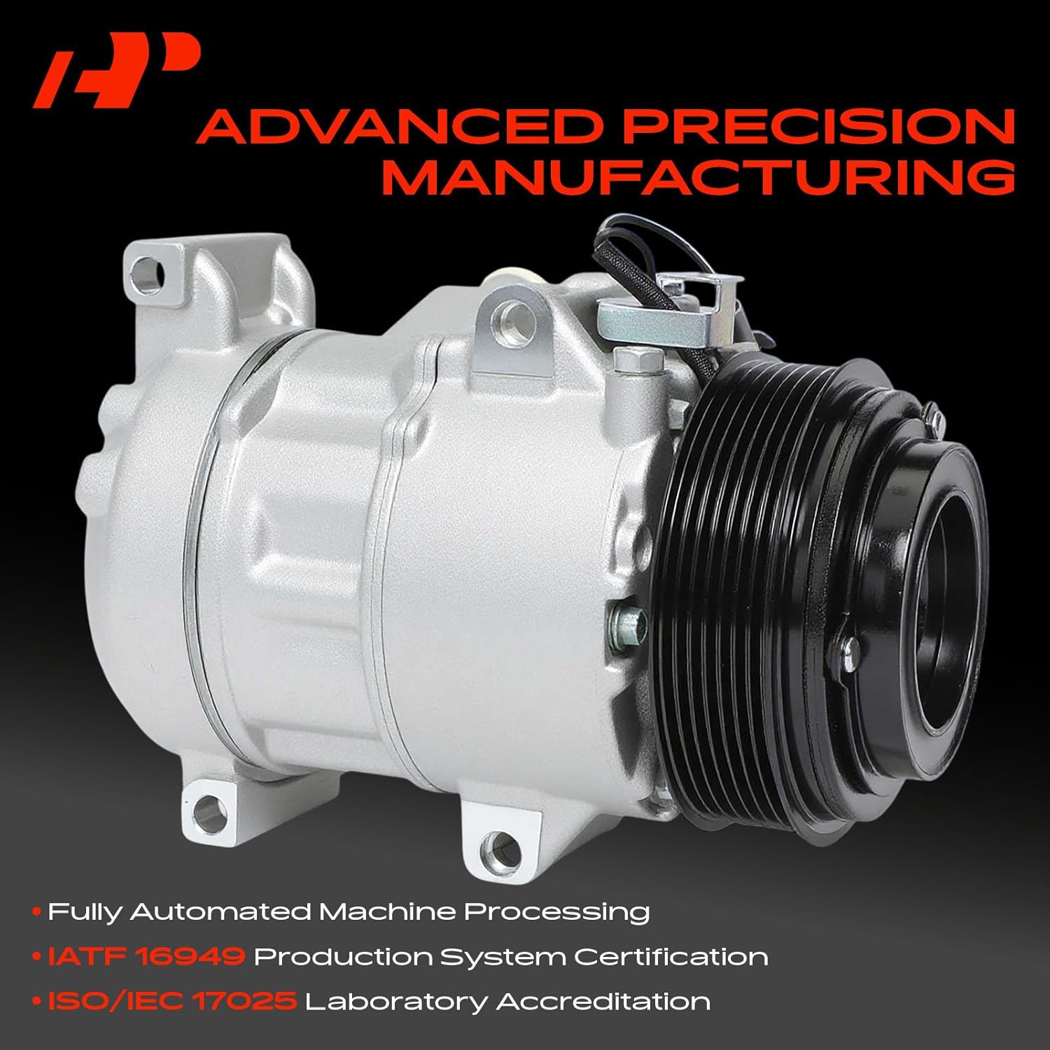 A-Premium Air Conditioner AC Compressor with Clutch Compatible with Lexus GS300 3.0L 2006, GS350 3.5L 2007-2011, IS250 2.5L 2011-2013, IS350 3.5L 2006-2013