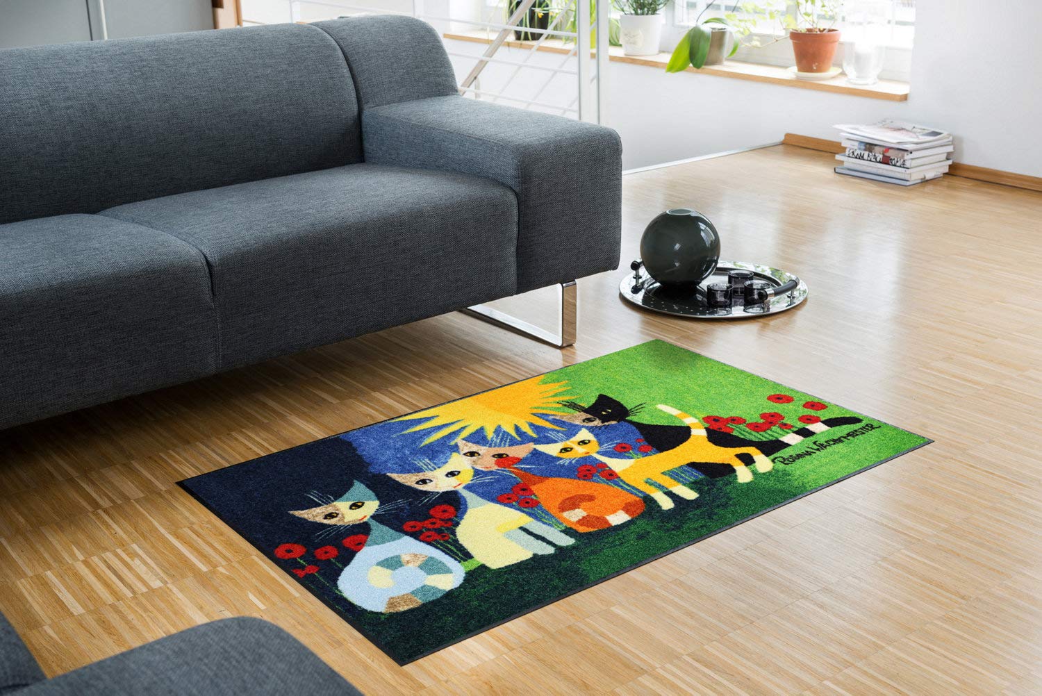 Salonloewe Rosina Wachtmeister doormat Resting Place washable robust noble