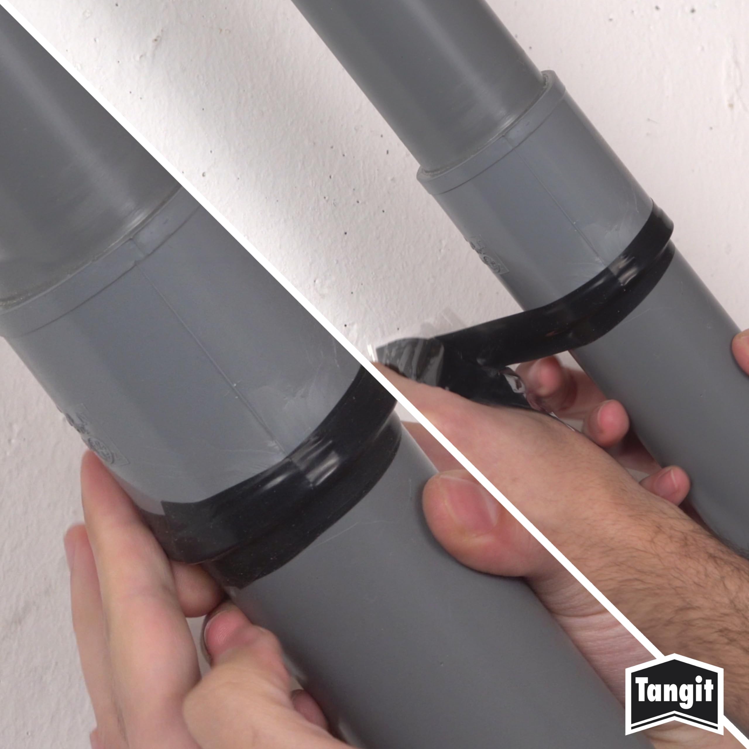 Tangit Fix It Nastro autoagglomerante per isolare perdite, Nastro isolante per riparazioni rapide, utilizzabile anche su superfici umide, 1 blister da 3 m