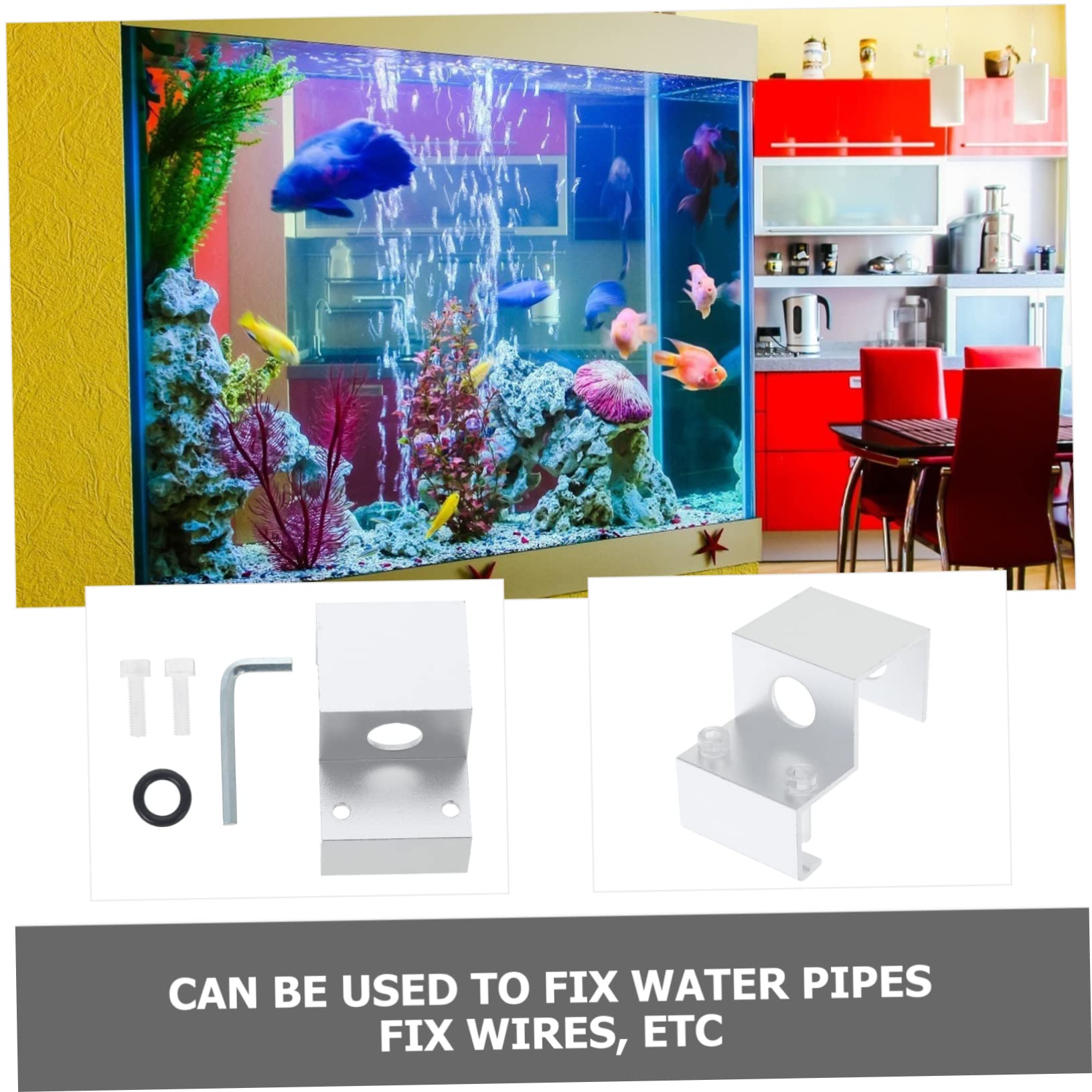 POPETPOP 3stücke Wasserrohr Fixierungsklemme Für Aquarien Einfache Installation Robust Für Verschiedene Rohrmaterialien Geeignet Platzsparend Und Praktisch